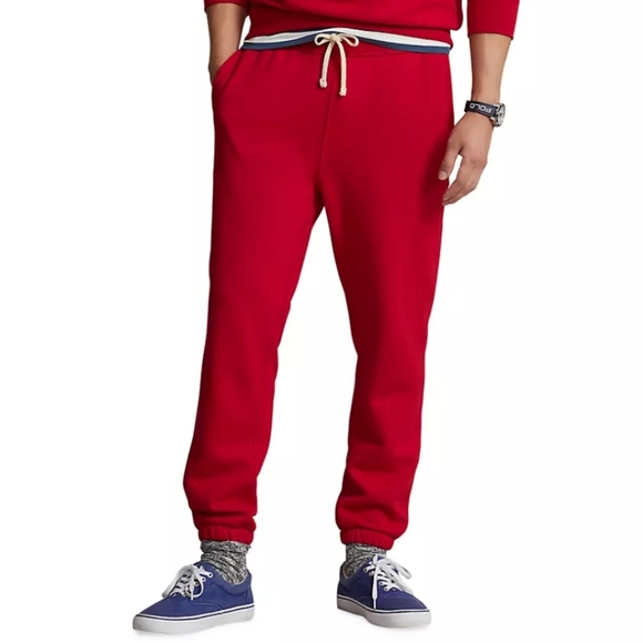 NWT Men's Ralph Lauren Polo RL Fleece Athletic Joggers - Picture 4 of 6